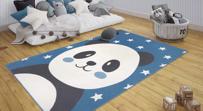 beer vloerkleed panda