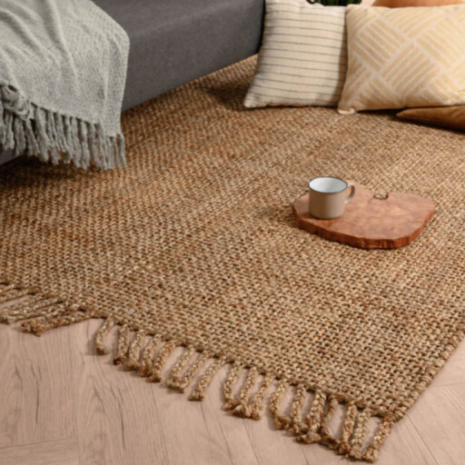 Jute vloerkleed Chunky - Boho & me - naturel - sfeer