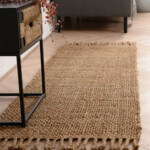 Jute vloerkleed chunky naturel loper