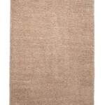 Hoogpolig vloerkleed Grand Shaggy – beige