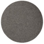 Rond vloerkleed Lush – grijs