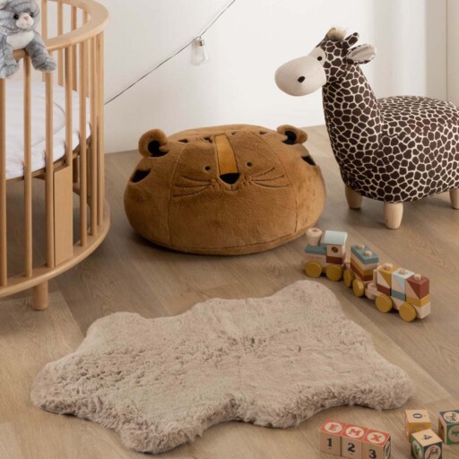 Kindervloerkleed schaap - Fluffy taupe - sfeer