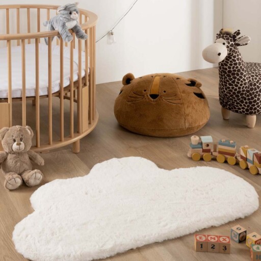 Kindervloerkleed wolkje - Fluffy wit - sfeer