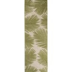 Balkonkleed palmbladeren – Verano beige-groen TOP