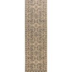 top view Balkonkleed Sunny Oriental – beige-zwart