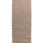 top view Hoogpolige loper – Cozy Shaggy – beige