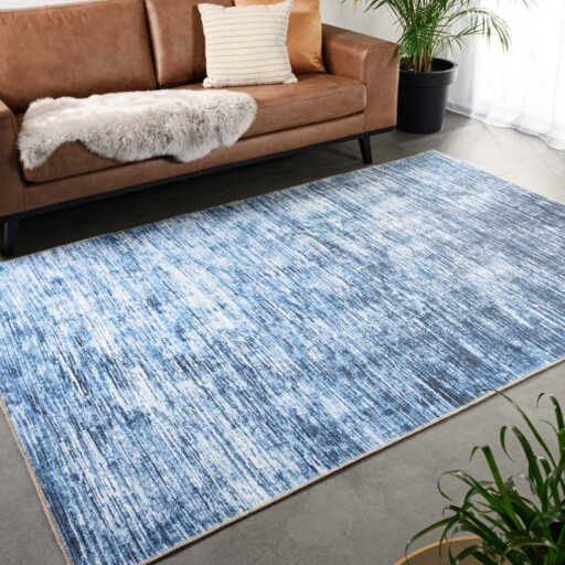 Vintage vloerkleed - Fade Blend blauw - sfeer