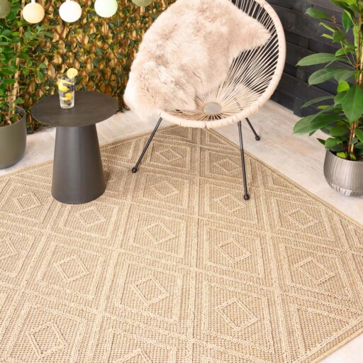 Balkonkleed design - Retreat beige