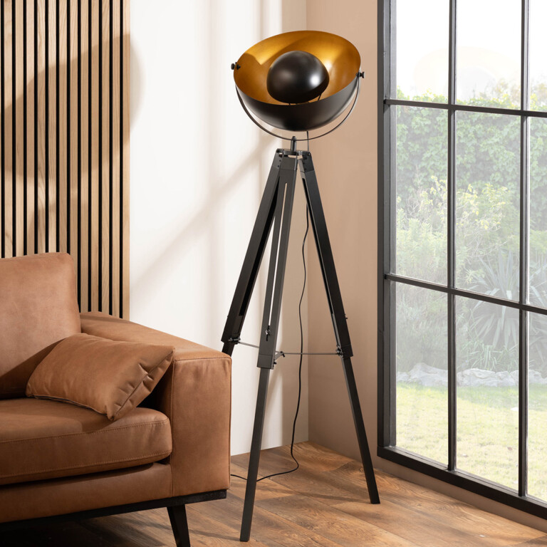 heritaged cone lamp zwart